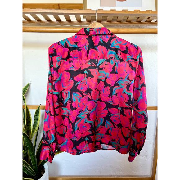 Topshop Floral Print Pyjama Shirt - Picture 8 of 9